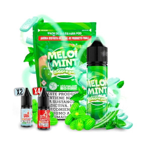 Oil4vap Salts Pack Melon Mint Bubble 60ml