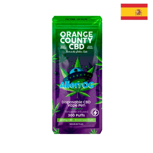 Orange County CBD Disposable Alien OG (Spanish Version)