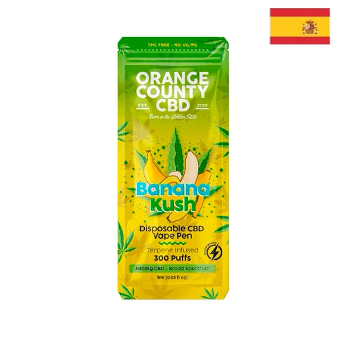 Orange County CBD Disposable Banana Kush (Spanish Version)