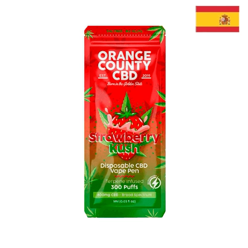 Orange County CBD Disposable Strawberry Kush (Spanish Version)