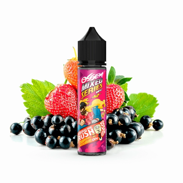 Ossem Adrenaline Rush Strawberry Blackcurrant 20ml (Longfill)