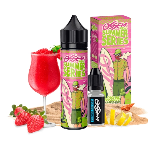 Ossem Juice - Summer Series - Havana 50ml (Strawberry Daiquiri) + Cooling Booster 5ml