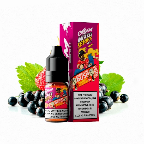 Ossem Salts Adrenaline Rush Strawberry Blackcurrant 10ml