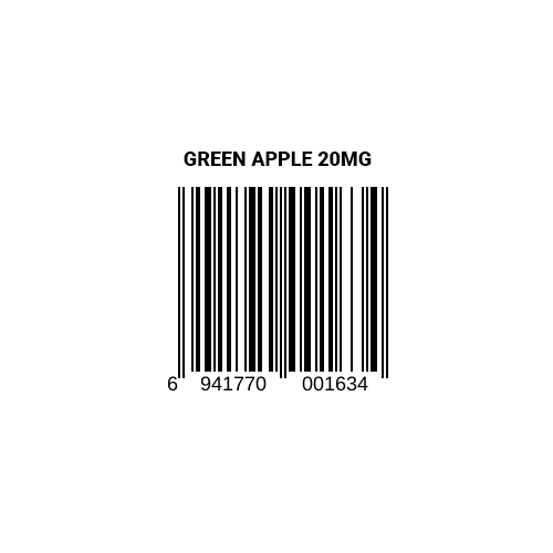 Oxva Disposable OXBAR600 Green Apple 20mg