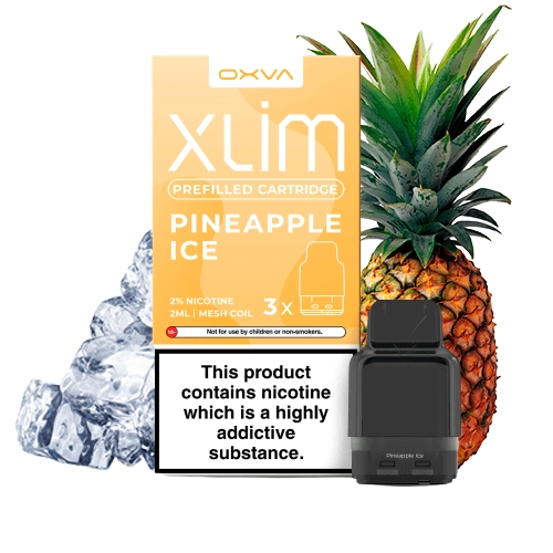 Oxva Xlim Prefilled Cartridge Pineapple Ice 20mg (Pack 3)