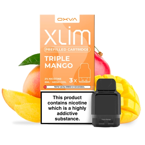 Oxva Xlim Prefilled Cartridge Triple Mango 20mg (Pack 3)
