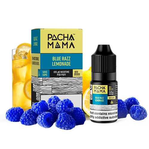 Pachamama Salts Blue Razz Lemonade 10ml