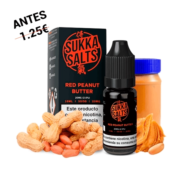 Sukka Black Salts Red Peanut Butter 10ml