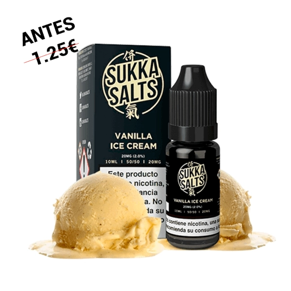 Sukka Black Salts Vanilla Ice Cream 10ml