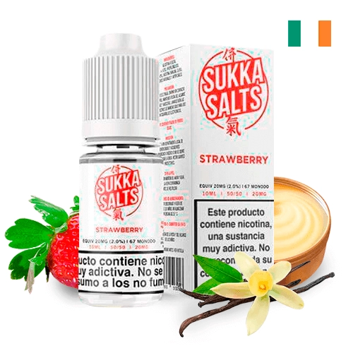Sukka Salts Strawberry 10ml (Exclusive Ireland)