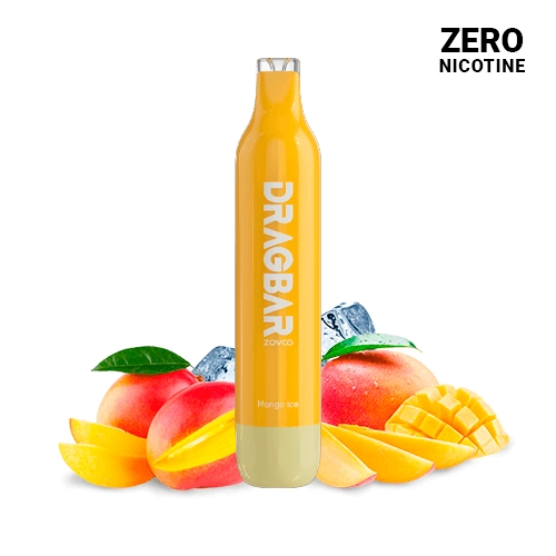 Voopoo Disposable Zovoo Dragbar 5000 Mango Ice 13ml ZERO NICOTINE