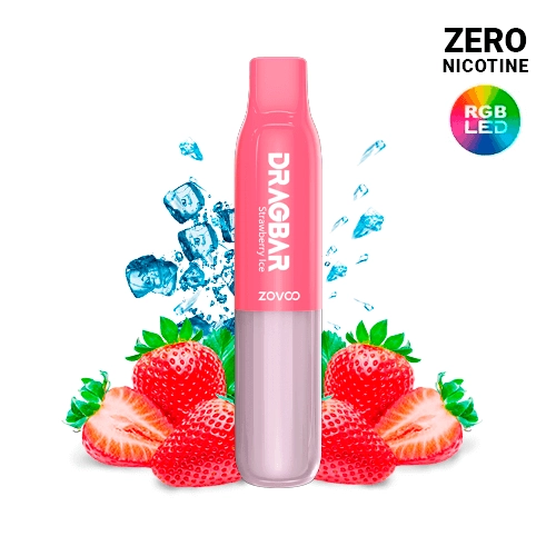 Voopoo Disposable Zovoo Dragbar 600 S Strawberry Ice (Pack 10)