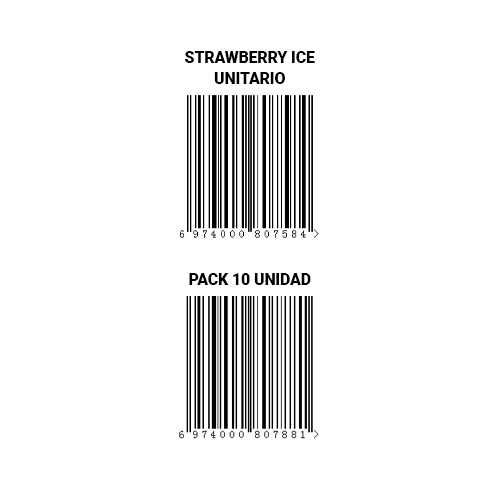 Zovoo Disposable Dragbar 5000 C Strawberry Ice 13ml ZERO NICOTINE