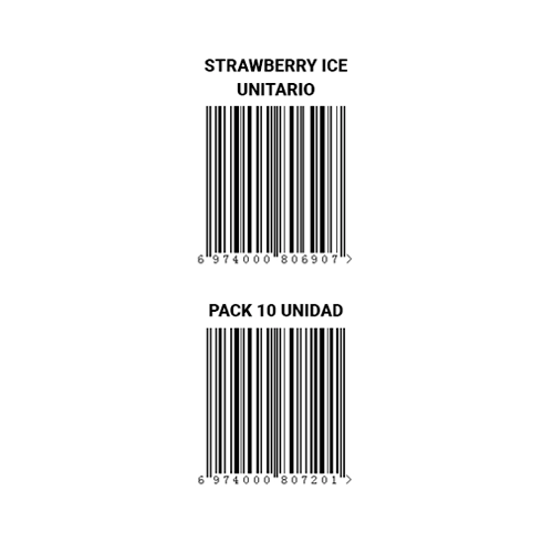 Zovoo Disposable Dragbar 5000 Strawberry Ice 13ml ZERO NICOTINE