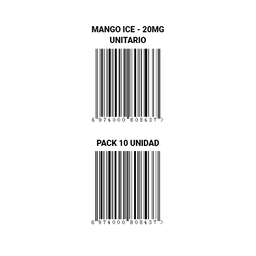 Zovoo Disposable Dragbar 600 S Mango Ice (Pack 10)