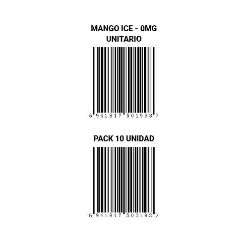 Zovoo Disposable Dragbar 600 S Mango Ice (Pack 10)