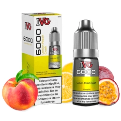 Productos relacionados de IVG 6000 Salts Raspberry Peach Bliss 10ml