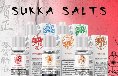 Comprar al por mayor los líquidos Sukka Salts. Eciglogistica distribuidor oficial de sales de nicotina Sukka. 