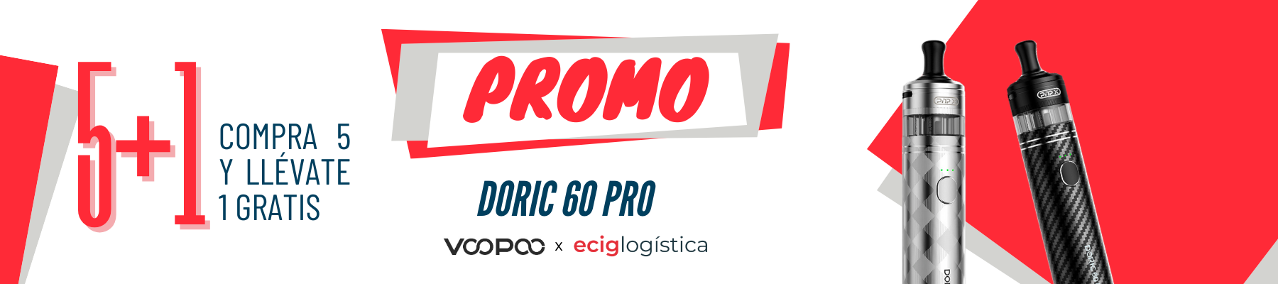 PROMO 5+1 VOOPOO DORIC 60