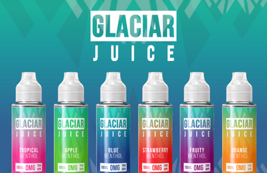 Prueba los nuevos líquidos Glaciar Juice. Comprar al por mayor e-liquid de 100ml.
